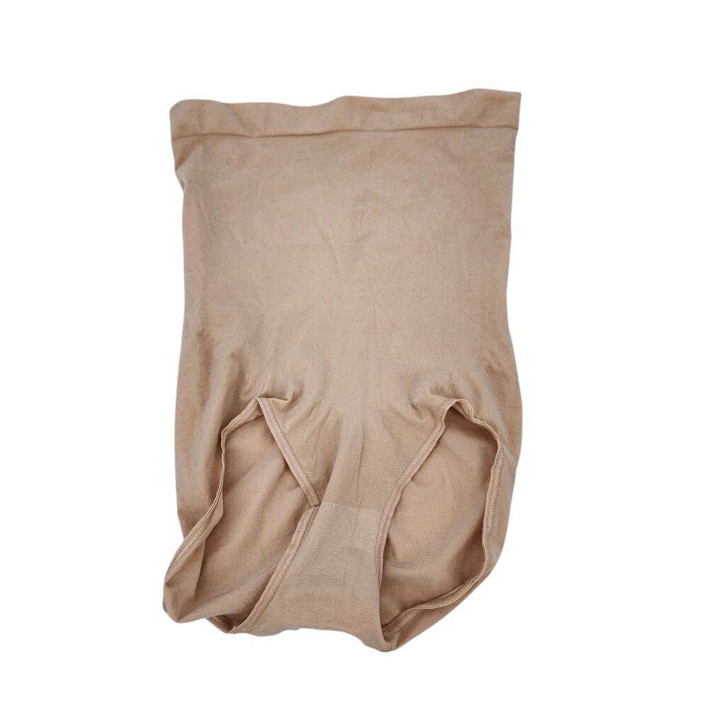Spanx Power Series High Waisted Sculpt Beige Nude Seamless Power Brief Size XL